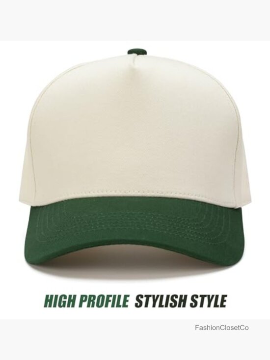 Vintage Trendy Trucker Hat, Structured 5-Panel Snapback, Adjustable Cotton main image 5